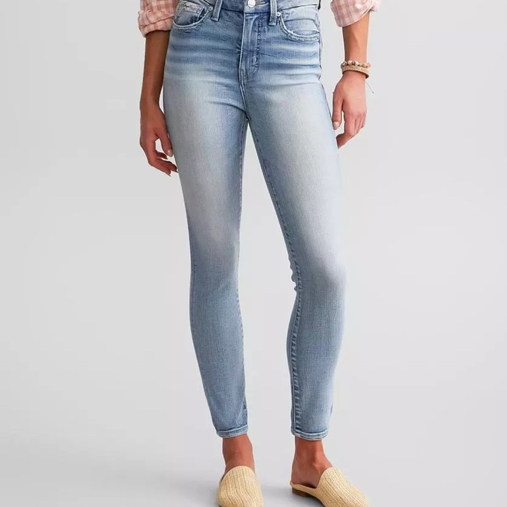 Buckle Black Woman’s Ankle Skinny Jeans Fit No: 35